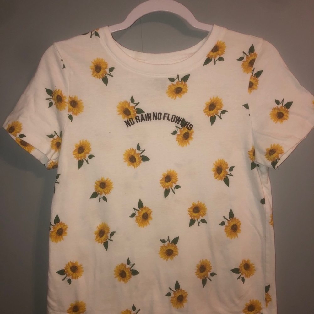 Rue 21 no rain no flowers t-shirt